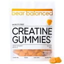 Bear Balanced Creatine Gummies for Men & Women - Creapure® Creatine Monohydrate, L-Θεανίνη, L-Τυροσίνη & B12 για την ανάπτυξη των μυών, δύναμη, εστίαση, ενέργεια & υγεία - χαμηλή θερμίδα, ζάχαρη-ελεύθερο, & Vegan