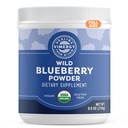 Vimergy Wild Blueberry σκόνη – Προστατεύει την υγεία του εγκεφάλου * - Υποστηρίζει Καρδιαγγειακή λειτουργία * – Βιολογικό, Vegan & Gluten-free – Κανονικό μέγεθος 250g