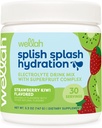Wellah Splish Splash Ενυδάτωση Ηλεκτρολυτικό Μείγμα Ποτού (Strawberry Kiwi Flavored, 30 Υπηρεσίες)