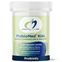 Designs for Health ProbioMed Kids Chewable Probiotic - 10b CFU Gut & Immune Support for Children - Lactobacillus, Bifidobacterium + Saccharomyces boulardii - Delicious Berry Flavor (30 δισκία)