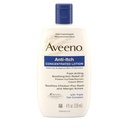 Aveeno Anti-Itch Συμπυκνωμένη Lotion με Calamine και Τρίκλινο Σύμπλεγμα Βρώμης, Προστατευτικό του δέρματος για γρήγορη δράση Itch Relief από Δηλητηριώδη Κισσό, Έντομα Bites, Κοτόπουλο Pox, και Αλλεργική Itches, 4 fl. oz