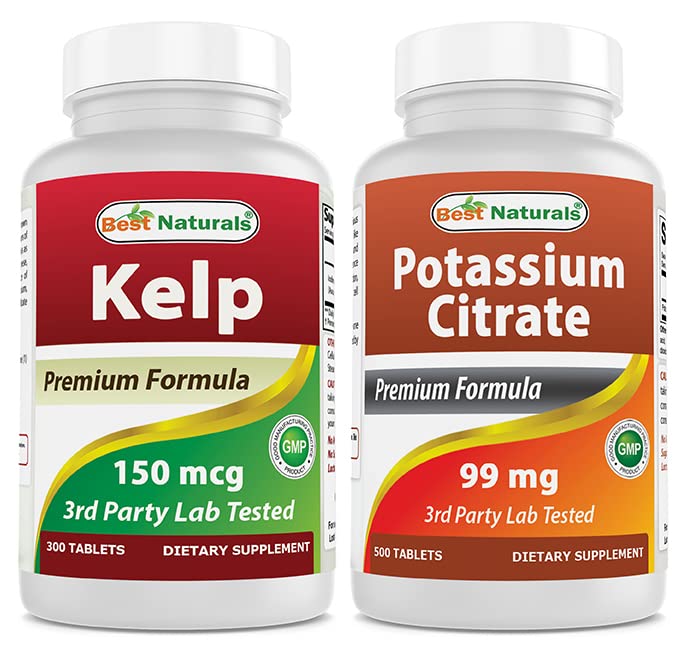 Συμπλήρωμα Kelp 150 Mcg & Κιτρικό κάλιο 99mg