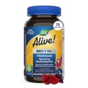 Η Οδός της Φύσης Ζωντανή! Άνδρες 50+ Premium Gummy πολυβιταμίνη, υποστηρίζει υγιή καρδιά, εγκέφαλος και μυών λειτουργία *, Β-βιταμίνες, χορτοφάγους, σταφυλόκοκκο, πορτοκάλι και κεράσι Γεύση, 75 Gummies