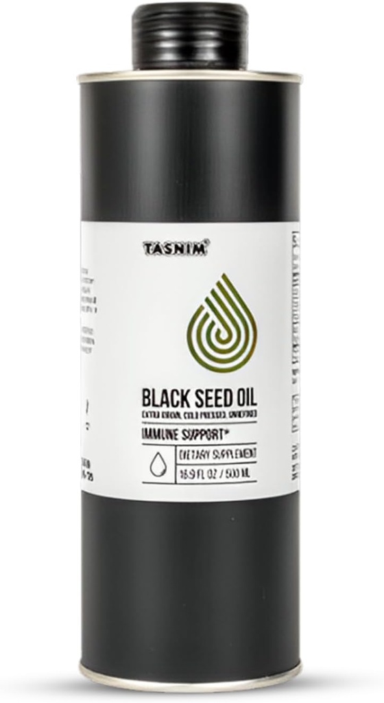 100% Αιθιοπικό Έλαιο BlackSeed 16.9 Fl Oz - Κρύο Πιέζεται Μαύρο Λάδι Σπόρου για Ανοσολογική Υποστήριξη, Υψηλή Ικανότητα 5.7% - 21% Thymoquinone Δέρμα, Μαλλιά & Όβερλ Υγεία - Μη ραφιναρισμένο Μαύρο Λάδι Σπόρου - Χωρίς Γλουτένη