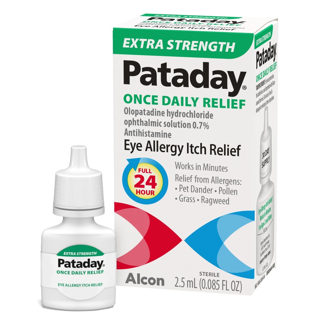Pataday Once Daily Relief Extra Strength Relief, 2,5ml (πακέτο του 1)