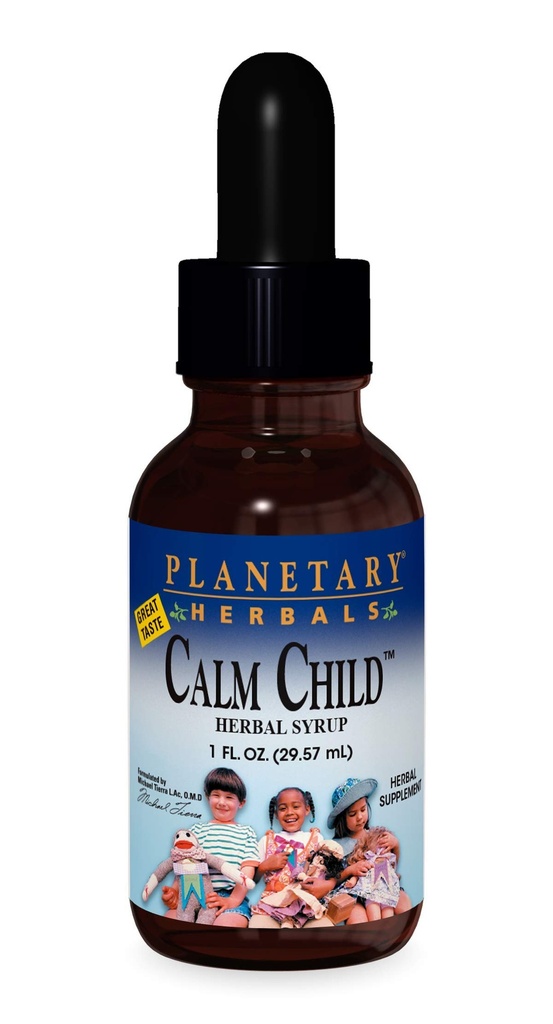 Planetary Herbals Calm Child 2.5 ml Υποστήριξη Calm Focused Προσοχή - 1 Fluid oz