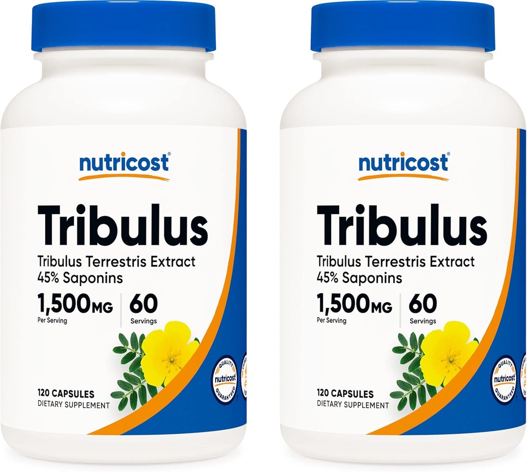 Nutricost Tribulus Terrestris Extract 750mg, 120 κάψουλες (2 φιάλες)