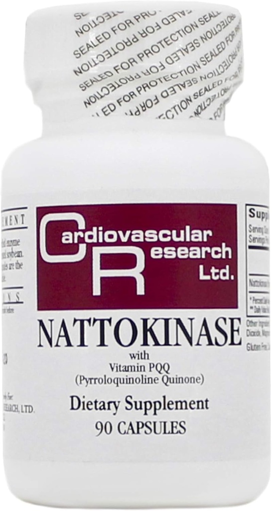 Nattokinase 50mg/1000FU 90 Κάψουλες - 2 συσκευασίες - Οικολογικές Φόρμουλες/Καρδιοαγγειακή Έρευνα
