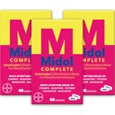 Midol Complete Εμμηνορρυσιακό άλγος Relief Caplets with Acetaminophen for Period Cramps, and Menstrual Symptom Relief - 40 Count (Pack of 3) (Packing May Vary)