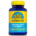 ΖΩΗ ΦΥΣΗ Cal Mag ψευδάργυρος Complex 1000mg / 500mg / 15mg - Ασβέστιο Μαγνήσιο ψευδάργυρο συμπλήρωμα w/Vitamin D και βόριο - Οστική υγεία, μυών και καρδιάς Υποστήριξη για την υγεία, 60 Ημέρα Εγγύηση, 25 Serv, 100 Caps