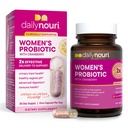 Daily Nouri Probiotics for Women | Vaginal Health + Urinary Tract Support | Vaginal pH & Microbiome Balance | 5 Clinically Studied Strains + Cranberry & Omega | 30-Day Supply