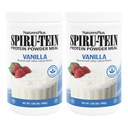 NaturesPlus SPIRU-TEIN, Βανίλια - 1,06 λίβρες, Συσκευασία των 2 - φυτικής προέλευσης πρωτεϊνική σκόνη - χορτοφαγικά, χωρίς γλουτένη - 32 Σύνολο Σερβιέτες