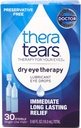 TheraTears Οφθαλμικές σταγόνες για ξηροφθαλμία, Ξηρή Οφθαλμοθεραπεία Λιπαντικές σταγόνες ματιών, συντηρητικά δωρεάν, 30 Count Single-Use Φιαλίδια