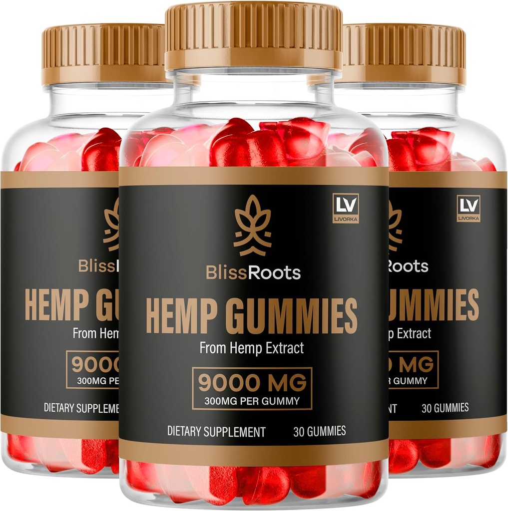 (3 Pack) Bliss Roots Gummies 300 mg per Gummy, BlissRoots Gummies, Bliss Roots, Bliss Roots Gummy, Bliss Roots Gummies, Organic BlissRoots Gummies, Bliss Roots Supplement Gummy, 90 Gummies 3 Months