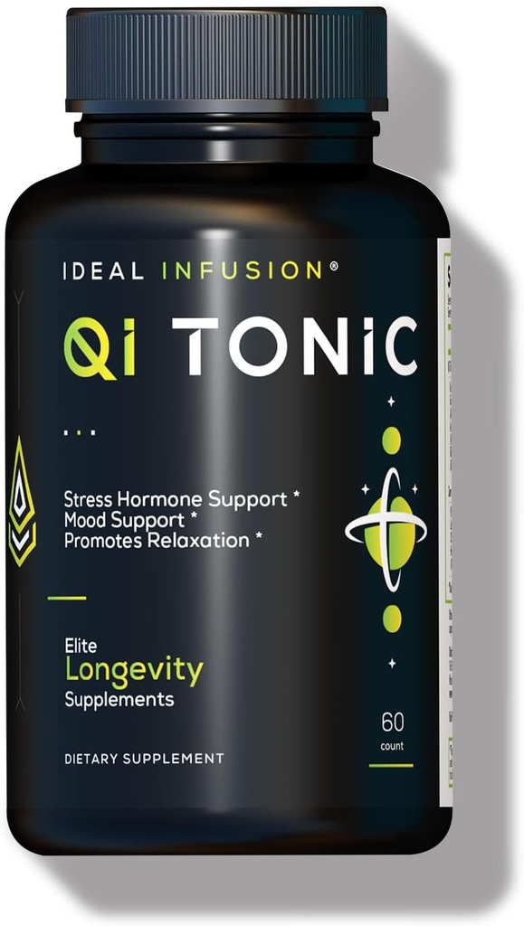 Ideal Infusion Cortisol Blocker and Mood Support: Προωθεί την ανακούφιση χαλάρωσης και στρες - Συνολική ευεξία και ηρεμία, ρίζα Astragalus, Ashwagandha, λουλούδι πάθος (60 εξυπηρετεί) Vegan