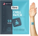Klova Chill Patches με Clinically Proven Sensoril Ashwagandha, Rhodiola Rosea, Passion Flower, Ginger Root Extract, L-Θεανίνη, GABA και άλλα φυσικά συστατικά για να βοηθήσει την κατάθλιψη, να χαλαρώσετε και να χαλαρώσετε