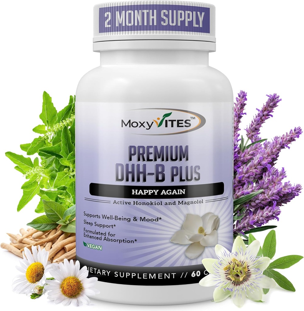 MoxyVites DHH-B Supplement - Bioactive Honokiol Magnolia φλοιό Extract 