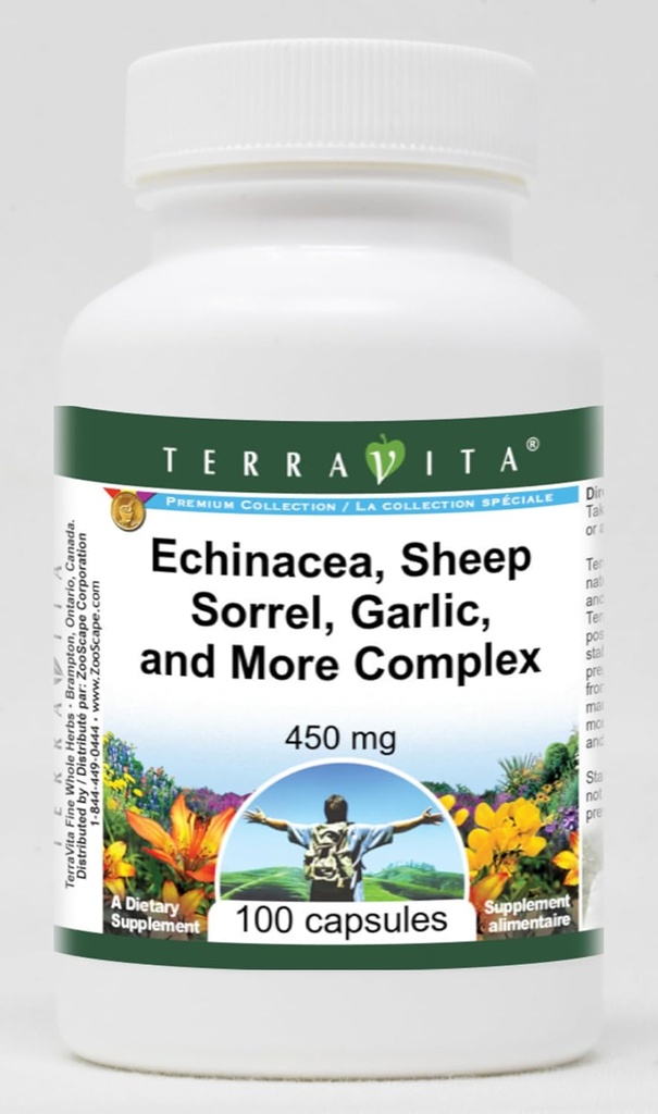 Echinacea, Sheep Sorrel, σκόρδο, και More Complex - 450 mg (100 κάψουλες, ZIN: 516902)