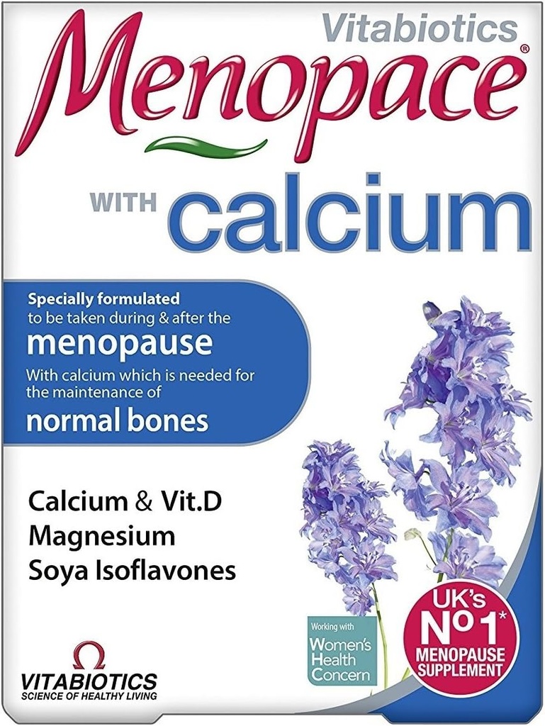 4 Μονάδες (Bulk Pack) Vitabiotics Μενοψία με Ασβέστιο 60 Δισκία