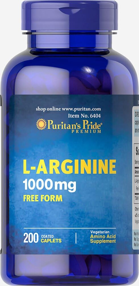 Puritan's Pride L-Arginine 1000 mg-200 Caplets