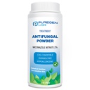 Puregen Labs Αντιμυκητιασική σκόνη με 2% Miconazole Nitrate για κοινές μυκητιασικές λοιμώξεις Συμπεριλαμβανομένων των ποδών του αθλητή, Jock Itch και Ringworm, Talc Free, 3 oz (85g)