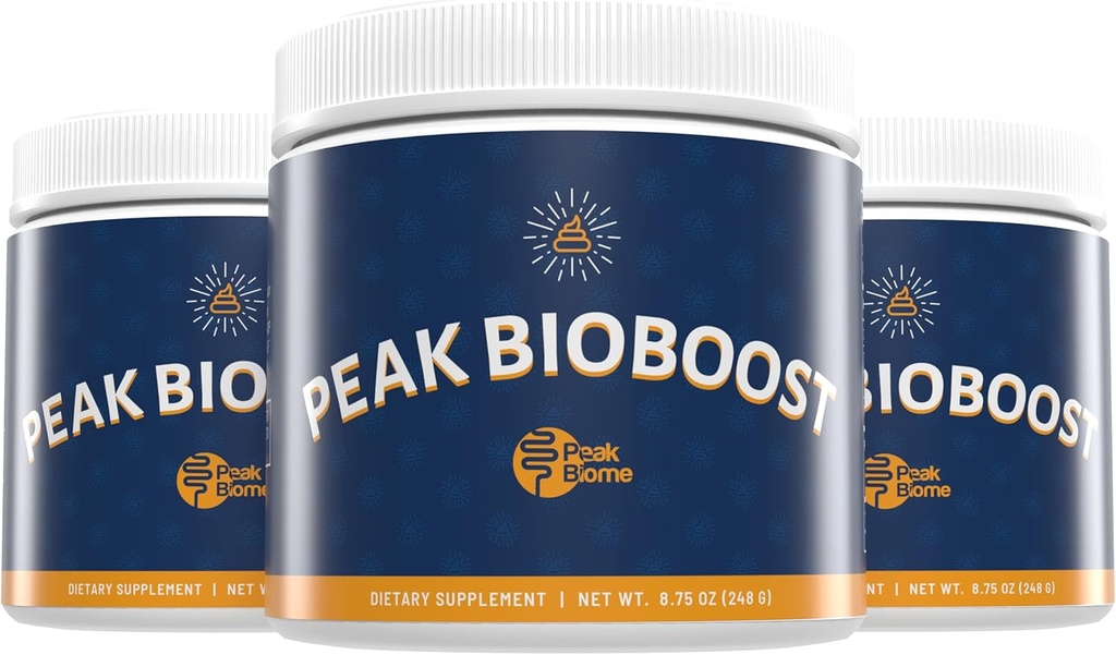 Peak BioBoost Prebiotic Fiber Supplement for Colon Cleanse - Flavorless Digestive Nutritional Supplements - Easy to Dissolve - No Gluten, Soy or Dairy - 3-Month Supply - 90 Servings