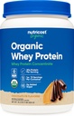 Nutricost Οργανικό συμπύκνωμα πρωτεΐνης ορού γάλακτος, Σοκολάτα Φυστικοβούτυρο Γεύση, (1LB) - Χωρίς γλουτένη, μη ΓΤΟ