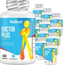 Doctor Plus - Φόρμουλα ανάπτυξης ύψους - Υποστηρίζει την ανάπτυξη ύψους, χάπια ανάπτυξης ύψους με ασβέστιο, βιταμίνες D3, βιταμίνη K2 (MK7) - Ασυλία και συνολική υγεία για τα παιδιά (10+) και εφήβους - 12 Pack