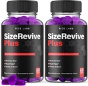 rize labs (πακέτο των 2 μεγέθους Revive Plus Gummies, All-Φυσικό συμπλήρωμα για τους άνδρες, Premium ανδρική φόρμουλα για ενεργό & υγιεινό τρόπο ζωής, μέγεθος Revive+ υποστήριξη απόδοσης (120 Gummies)