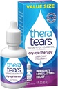 TheraTears Λιπαντική Οφθαλμοθεραπεία Λιπαντικό Οφθαλμικές σταγόνες Twin Pack, (2 x 30mL μπουκάλια) + 1, 0 Fl Oz μπουκάλι