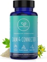 Ηρεμία & Connected - Υποστήριξη Στρες & Ayurvedic Nootropic για τη φυσική ηρεμία, εστίαση, σαφήνεια και ενέργεια, Cortisol Manager με Ginkgo Biloba, Ashwagandha, Rhodiola, Lemon Balm -60 Κάψουλες (1)
