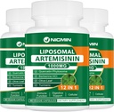 Liposomal Artemisinin Supplement 1000mg, Sweet Wormwood Extract with 200mg Quercetin Phytosome, Maximum Απορρόφηση για Αντιοξειδωτικά 180 Καψάκια