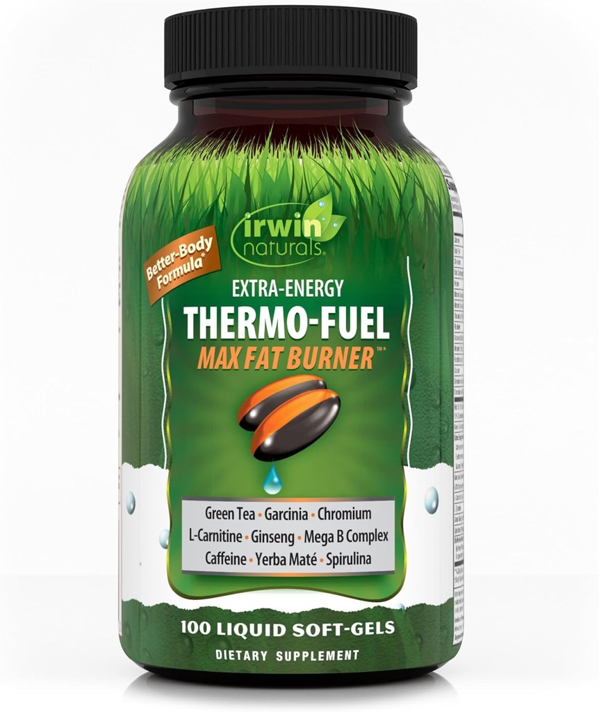 Irwin Naturals Extra-Energy Thermo-Fuel Max Fat Burner 100 Softgel