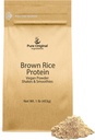 ΑΡΩΜΑ ΑΡΧΙΚΑ ΣΥΣΤΑΤΙΚΑ Brown Rice Vegan Protein Powder (1 lb) Sprited Brown Rice, Gluten Free, Shakes & Smoothies