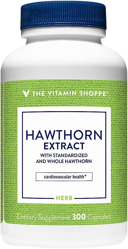 Το εκχύλισμα βιταμίνης Shoppe Hawthorn, με Standardized και Whole Hawthorn, Ισχυρό Αντιοξειδωτικό που υποστηρίζει την καρδιοαγγειακή υγεία, υποστηρίζει την κυτταρική υγεία (300 κάψουλες)