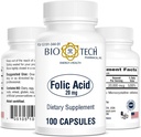 Bio-Tech Pharmacical Folic Acid (20mg, 100 Count)