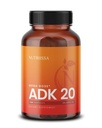 Nutriissa ADK 20 - Υποστήριξη για την Ανοσοποιητική & Οστική Υγεία με Βιταμίνες Α, D & K (25.000 IU) - 4-μηνη Προσφορά - EPEB Πιστοποιημένο για Καθαρότητα & Ικανότητα - 120 Κάψουλες Vegan