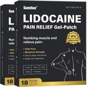 Sumifun 4% Lidocaine Pain Relief Patches - 36 Count Patches για την πλάτη, ώμος, μύες, αρθρώσεις, γόνατο ανακούφιση - προϊόντα ανακούφισης από τον πόνο - Pain Patches Μέγιστη δύναμη Λιδοκαΐνη
