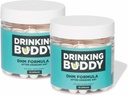 Πίνοντας Buddy (2 πακέτο, βοήθεια μετά το ποτό με DHM, Prickly Pear, L-Κυστίνη και L-Θεανίνη, γαϊδουράγκαθο γάλακτος, B-Vitamins, Ginger