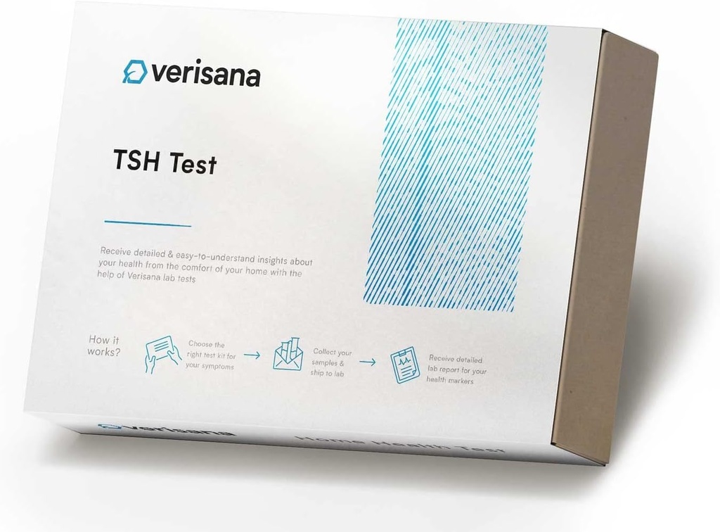 TSH Test – Ελέγξτε το επίπεδο TSH σας – Διακριτική και ακριβής ανάλυση θυρεοειδούς – CLIA-Certified Lab – Verisana στο Home Testing