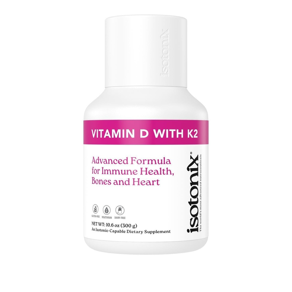 Isotonix Vitamin D with K2, Promotes Normal Bone Mineral Density, Promotes Healthy Arteries, Helps Maintain Bone Health, Supports Immune Health, Market America (90 Servings)