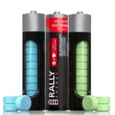Μέντες καφεΐνης Rally, 60 Milligram, Instant Energy, Fresh Breath, Caffeinated, 0 Ζάχαρη, Φυσική μέντας, Κανέλα, Wintergreen Variety Pack (3 συσκευασίες, 30 νομισματοκοπεία)