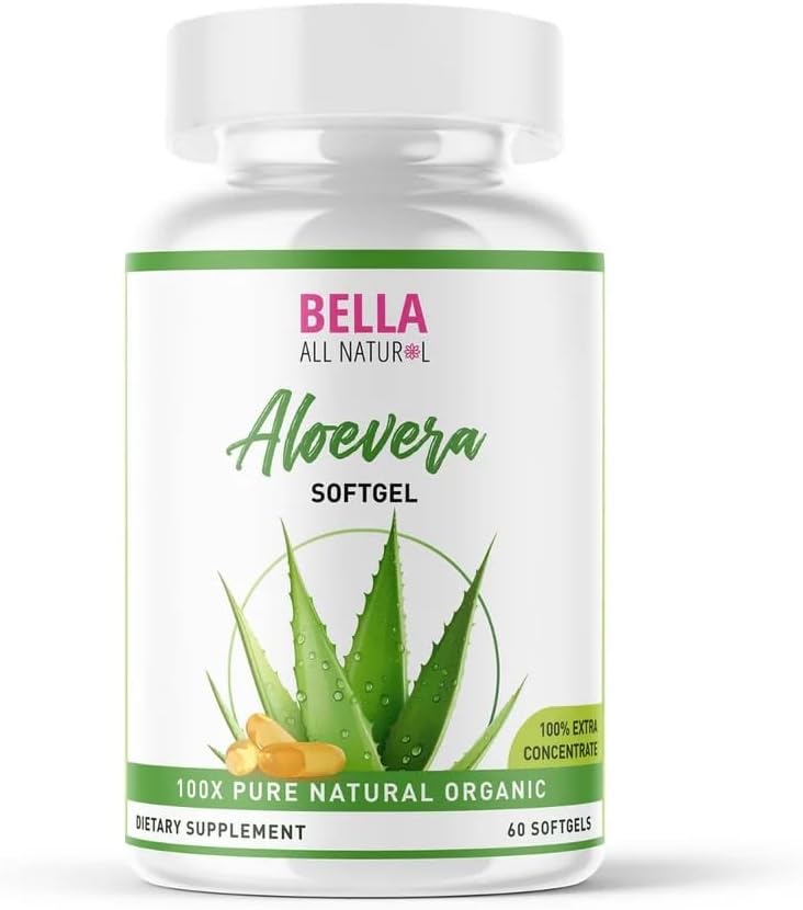 Bella Όλα τα φυσικά αλόη Βέρα Softgels