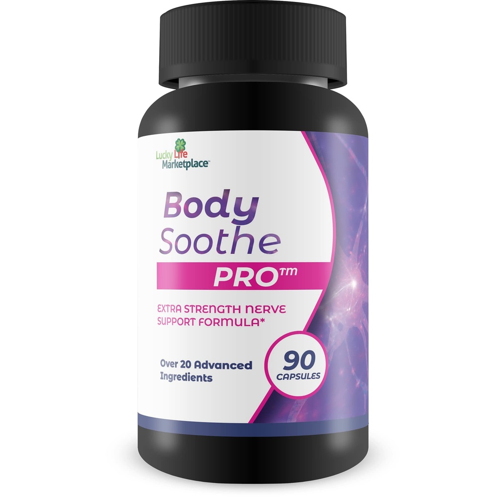 Σώμα Soothe Pro - Νευροπάθεια Nerve Formula Extra Strength - Φυσικό βοτανικό νεύρο Υποστήριξη για Νευροπάθεια, Βελτιωμένη Κυκλοφορία, & Μειωμένη Οξειδωτικό Στρες - Μπόνους Αντιοξειδωτικό Βοήθεια