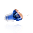 Βοηθητικό ακοής, Ενισχυτής αυτιών για ακρόαση, Βοηθήματα ακοής που λειτουργούν με μπαταρία για ηλικιωμένους CIC Στο αυτί Ακρόαση Amplfier Προσιτό Sound Enhancer Blue (Αριστερό αυτί)