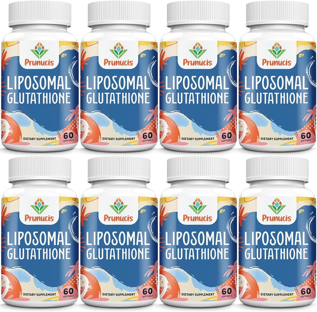2400MG Λιποσωμική Γλουταθειόνη, με Βιταμίνη C, Γαϊδουράγκαθο & Άλφα-Λιποϊκό Οξύ, Master Αντιοξειδωτικά, Pure Μειωμένη L-Γλουταθιονόνη - Ανοσοποιητικό Σύστημα, Επισκευή κυττάρων, Ενέργεια, Υψηλή Απορρόφηση, 480 Softgels