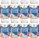2400MG Λιποσωμική Γλουταθειόνη, με Βιταμίνη C, Γαϊδουράγκαθο & Άλφα-Λιποϊκό Οξύ, Master Αντιοξειδωτικά, Pure Μειωμένη L-Γλουταθιονόνη - Ανοσοποιητικό Σύστημα, Επισκευή κυττάρων, Ενέργεια, Υψηλή Απορρόφηση, 480 Softgels