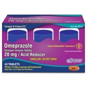 Ωμ Ομεπραζόλη 20mg, 42 Δισκία Καθυστέρησης- Ανάλυσης, Οξύ Μειωτικό για Συχνές Heartburn, 24ωρη Ανακούφιση Heartburn Ιατρική, Βοηθά Ανακουφίζει Στομάχι & Θώρακος Δυσφορία (6 εβδομάδες προσφοράς, 42, Κόμης)