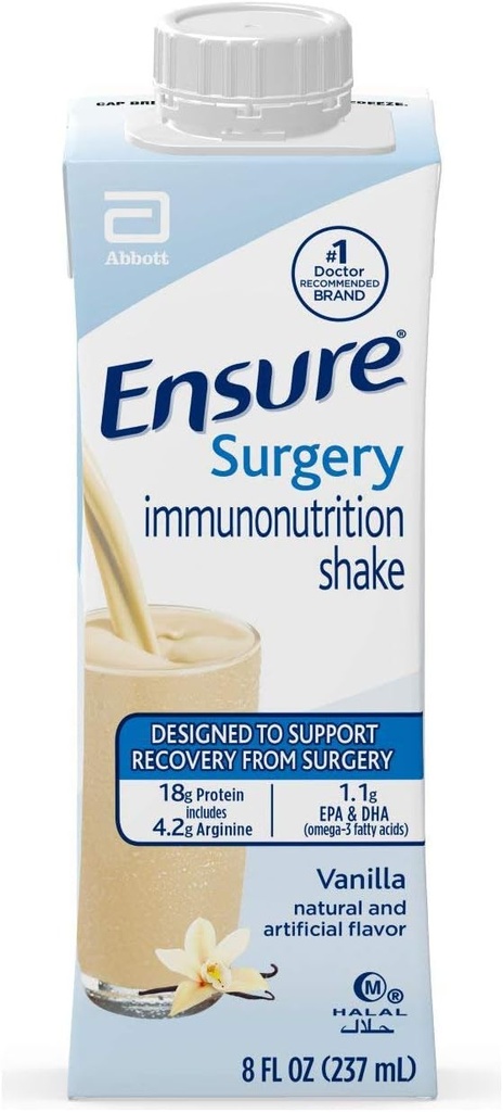 Ensure Surgery Immunonutrition Shake, Vanilla, 8 fl oz, 15 Count