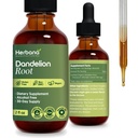 Dandelion Root 4 fl oz Liquid Extract - Φυσικό συμπλήρωμα βοτάνων για τον καθαρισμό, την πέψη λειτουργία και την ανοσία - Organic Taraxacum officinale - Οικογενειακό μέγεθος - πτώση υψηλής ισχύος - 90-Ημέρες προσφοράς